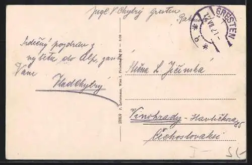 AK Gresten /N.-Oe., Ortsansicht aus der Vogelschau