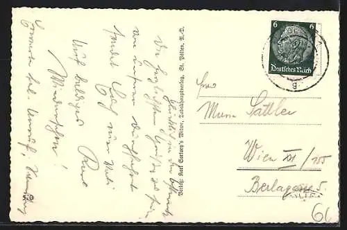 AK St. Pölten, Totale aus der Vogelschau