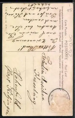 Künstler-AK Bezauberndes Fräulein macht Seifenblasen