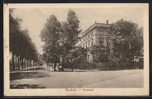 AK Bocholt, Strassenpartie bei Westend