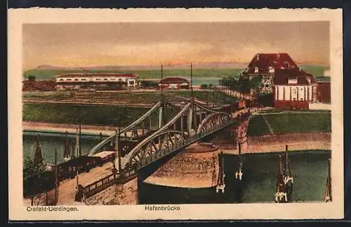 AK Crefeld-Uerdingen, An der Hafenbrücke