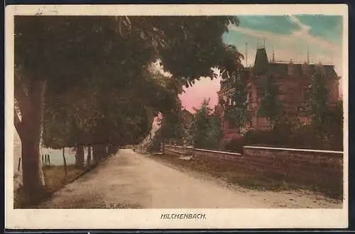 AK Hilchenbach, Ortspartie mit Villen