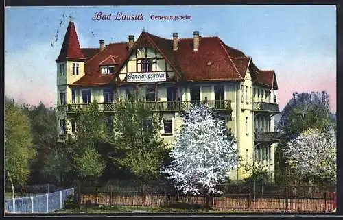 AK Bad Lausick, Blick zum Genesungsheim