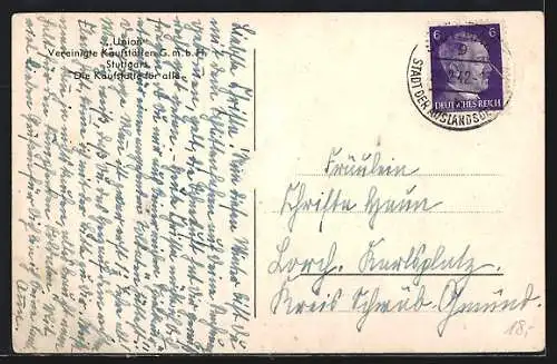 AK Stuttgart, Union, Vereinigte Kaufstätten G. m. b. H.
