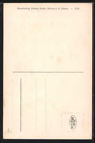 AK Krems a. d. Donau, Blick in den Fellner-Hof