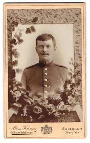 Fotografie Alois Krieger, Sulzbach / Oberpfalz, Soldat in Uniform