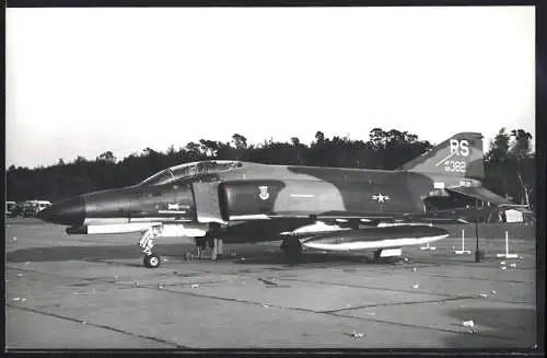 Fotografie Flugzeug McDonnell F-4 Phantom der USAF, RS68382 auf dem Militärstützpunkt Ramstein