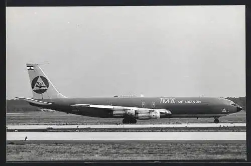 Fotografie Flugzeug Boeing 707 der Germanair TMA of Lebanon N7104