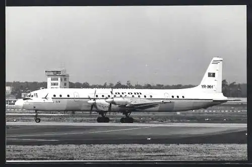 Fotografie Flugzeug Iljuschin Il-18 der Tarom Fluggesellschaft YR-IMH