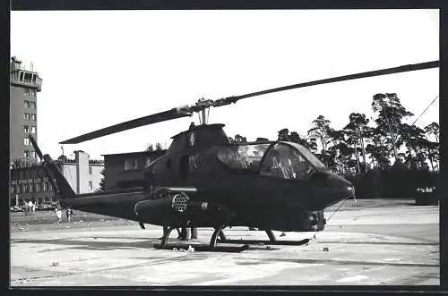 Fotografie Kampfhubschrauber - Heikopter der United States Army auf dem Militärstützpunkt Ramstein