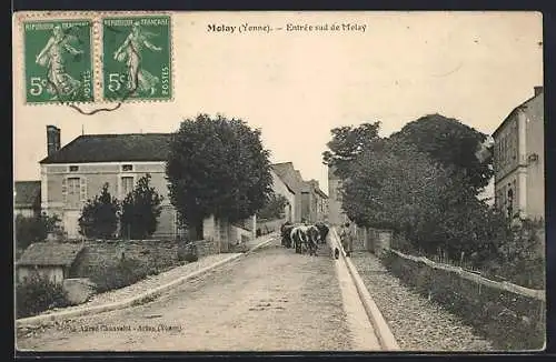 AK Molay /Yonne, Entrée sud de Molay