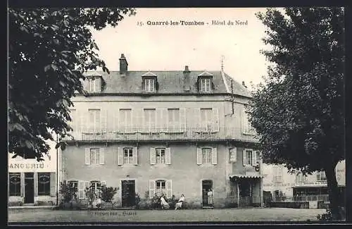 AK Quarré-les-Tombes, Hôtel du Nord