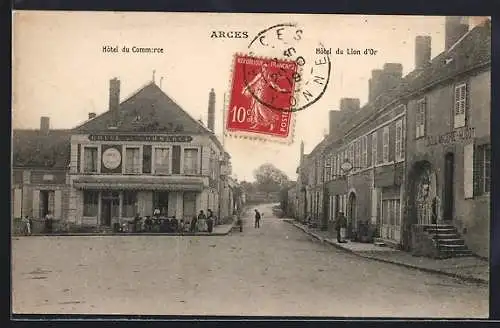 AK Arces, Hôtel du Commerce et Hôtel du Lion d`Or en centre-ville