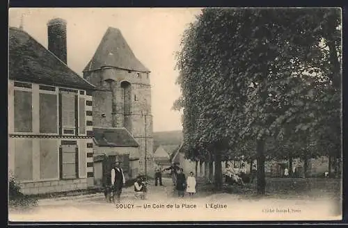 AK Soucy, Un Coin de la Place, L`Église