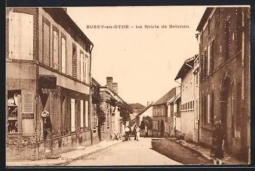 AK Bussy-en-Othe, La Route de Brienon