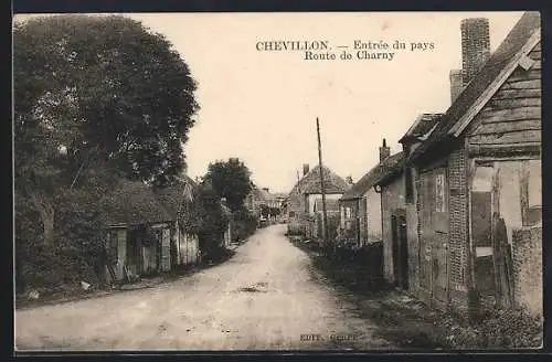 AK Chevillon, Entrée du pays Route de Charny