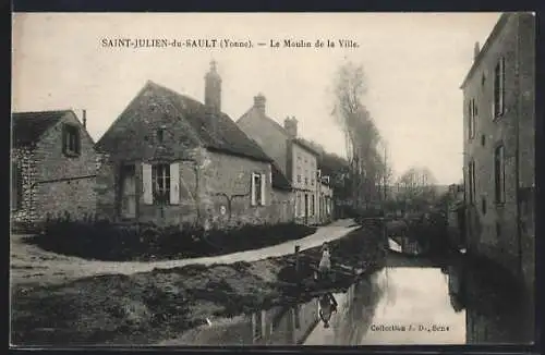AK Saint-Julien-du-Sault /Yonne, Le Moulin de la Ville