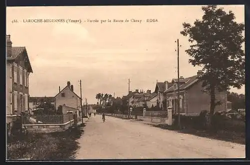 AK Laroche-Migennes /Yonne, Entrée par la Route de Cheny