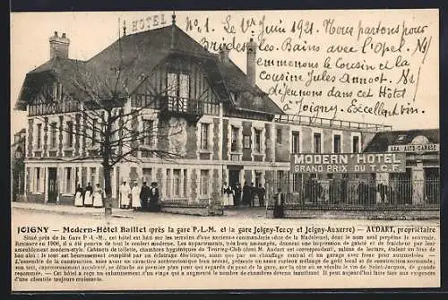 AK Joigny, Modern-Hôtel Baillet près de la gare P.L.M