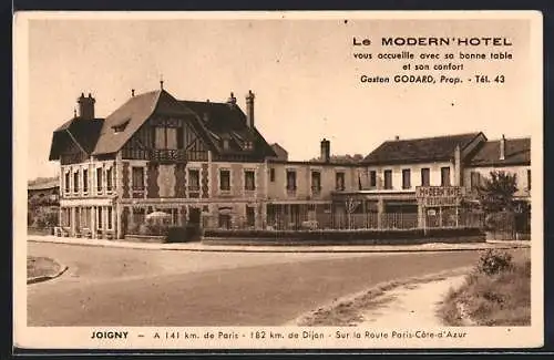 AK Joigny, Le Modern`Hotel et son charme sur la Route Paris-Côte d`Azur