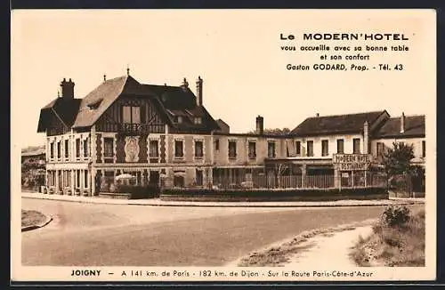 AK Joigny, Le Modern`Hotel sur la Route Paris-Côte-d`Azur