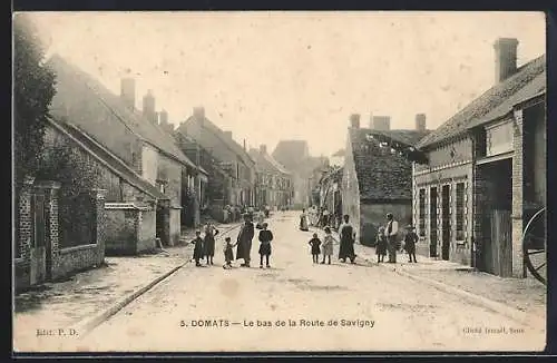AK Domats, Le bas de la Route de Savigny