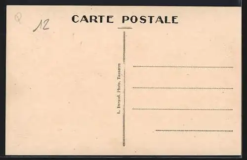 AK Flogny, La route de Paris et l`Hôtel Villeminot