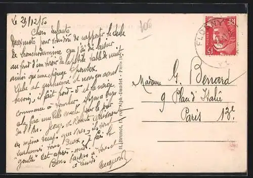 AK La Chapelle-Vieille-Forêt /Yonne, Grande-Rue avec passants