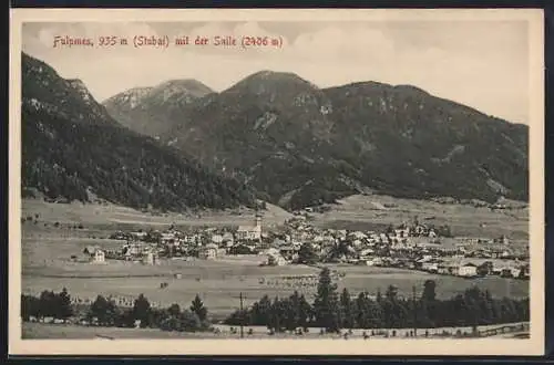 AK Fulpmes /Stubai, Teilansicht mit der Saile