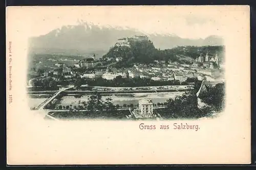 AK Salzburg, Stadtpanorama
