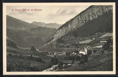 AK St. Jodok am Brenner, Blick in den Ort