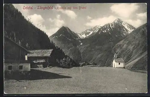 AK Längenfeld /Ötztal, Kapelle auf dem Brand