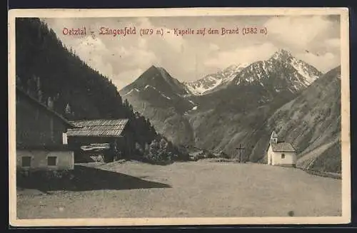 AK Längenfeld /Ötztal, Kapelle auf dem Brand