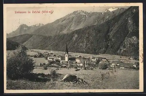 AK Umhausen i. Oetztal, Gesamtansicht