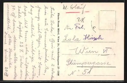 AK Gresten /N. Oe., Gesamtansicht mit Bergpanorama