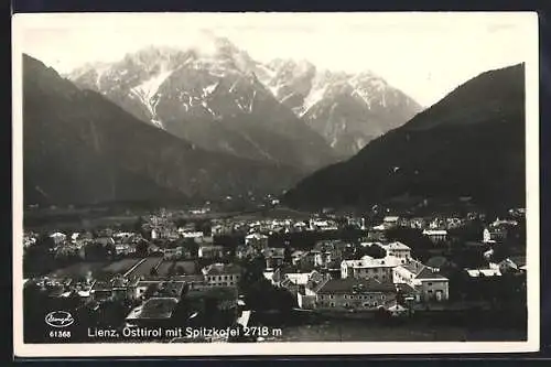 AK Lienz /Osttirol, Totalansicht mit Spitzkofel