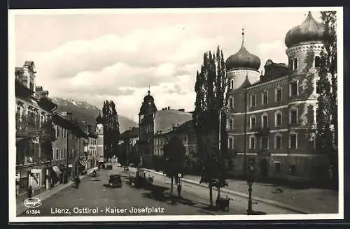 AK Lienz in Osttirol, Blick auf den Kaiser Josefplatz