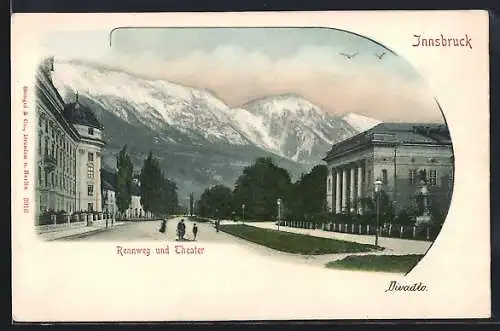 AK Innsbruck, Rennweg und Theater