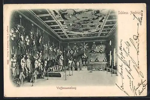 AK Innsbruck, Schloss Ambras, Waffensammlung