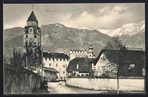 AK Hall in Tirol, Partie am Münzturm