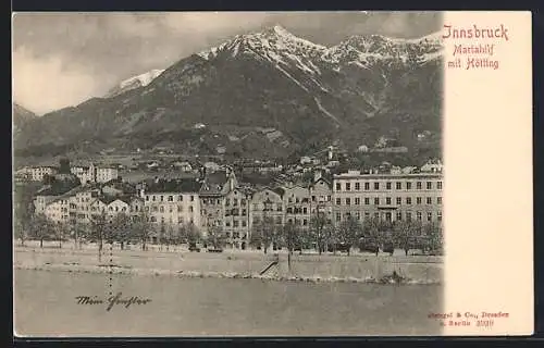 AK Innsbruck, Mariahilf mit Hötting