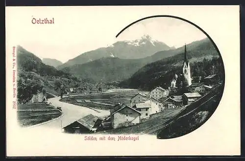 AK Sölden, Panorama mit dem Nöderkogel