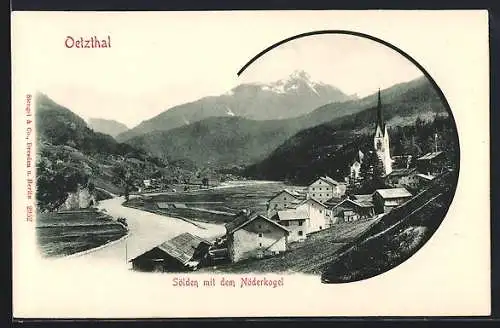 AK Sölden, Panorama mit dem Nöderkogel