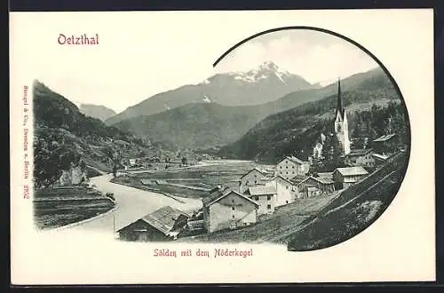 AK Sölden, Panorama mit dem Nöderkogel