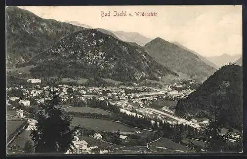 AK Bad Ischl, Blick vom Wildenstein