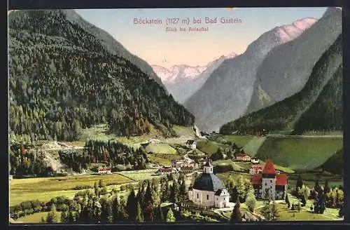 AK Böckstein bei Bad Gastein, Blick ins Anlauftal