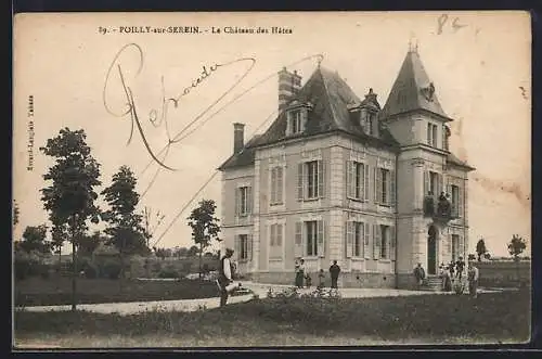 AK Poilly-sur-Serein, Le Château des Hôtes