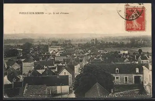 AK Poilly-sur-Serein, À vol d`oiseau