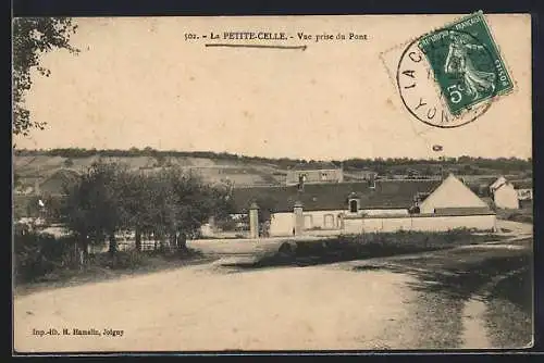AK La Petite-Celle, Vue prise du Pont