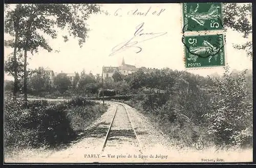 AK Parly, Vue prise de la ligne de Joigny